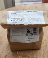 Palets de chocolat vegan