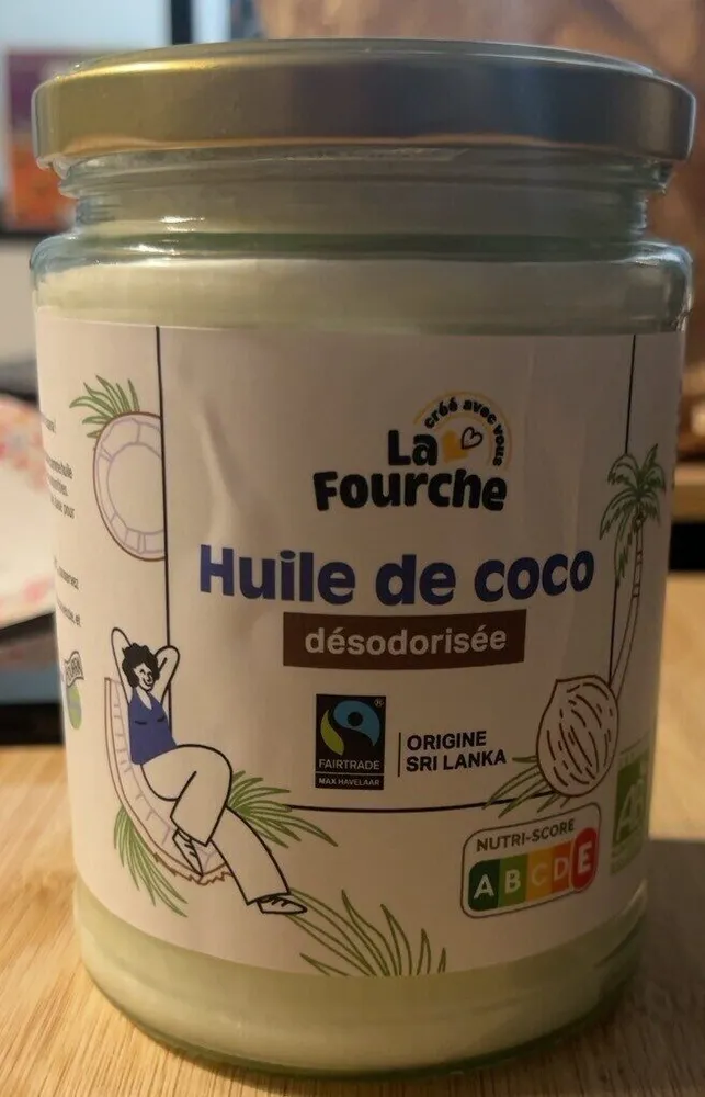 Huile de coco désodorisée