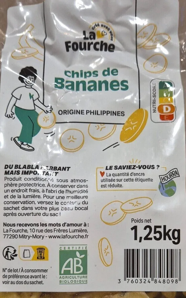 Chips de banane
