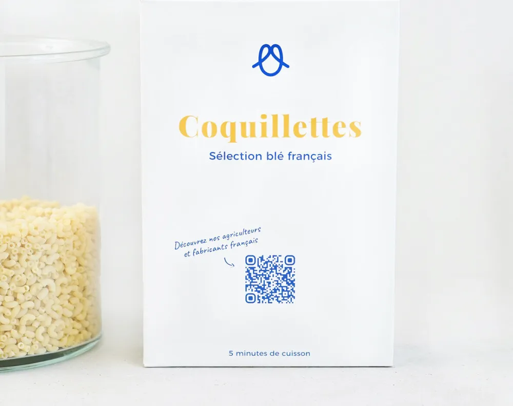 Pâtes alimentaires de qualité supérieure - coquillette