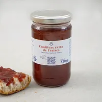 Confiture extra de fraises du nord