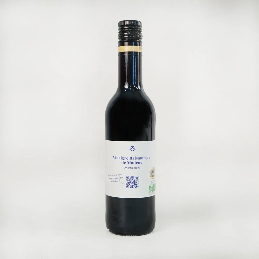 Vinaigre balsamique de Modène biologique 6% d'acidité