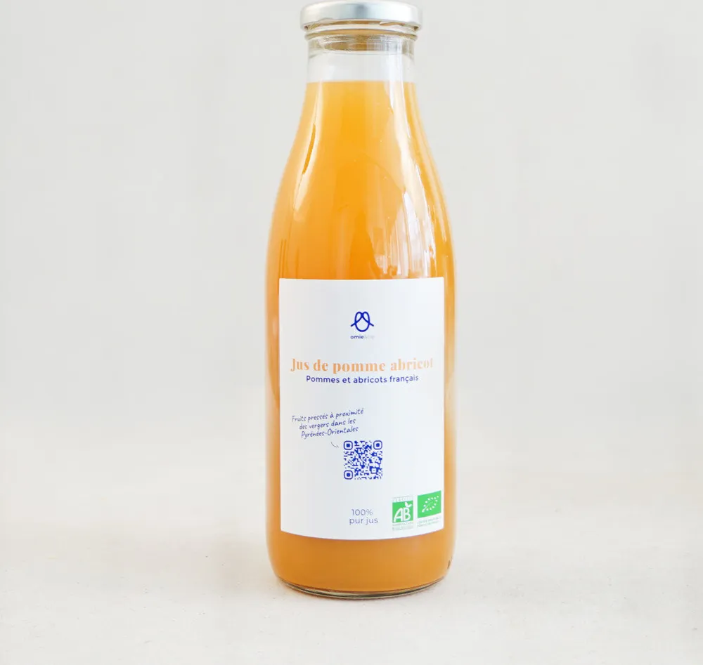 Jus de pomme abricot