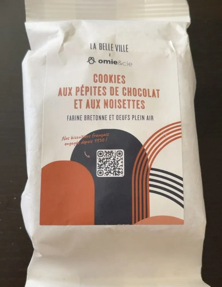 Cookies aux pepites de chocolat et noisettes