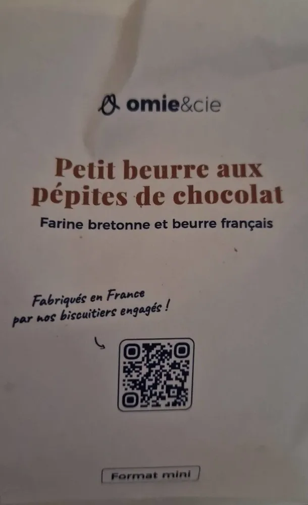 Petit beurre pepites chocolat