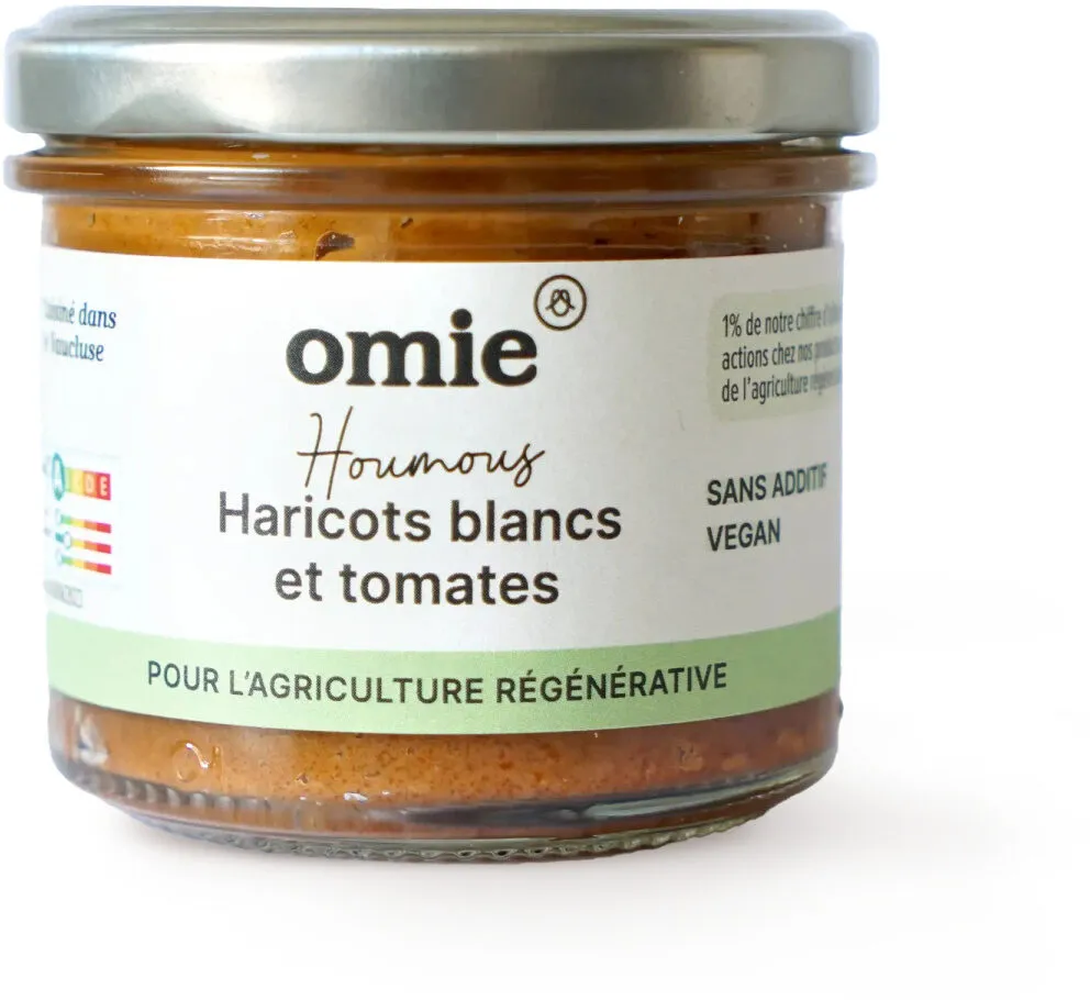 Houmous tomate basilic et haricots blancs