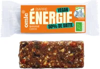 Barre énergie banane coco