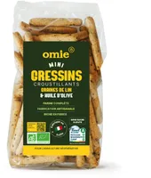 Gressins aux graines de lin