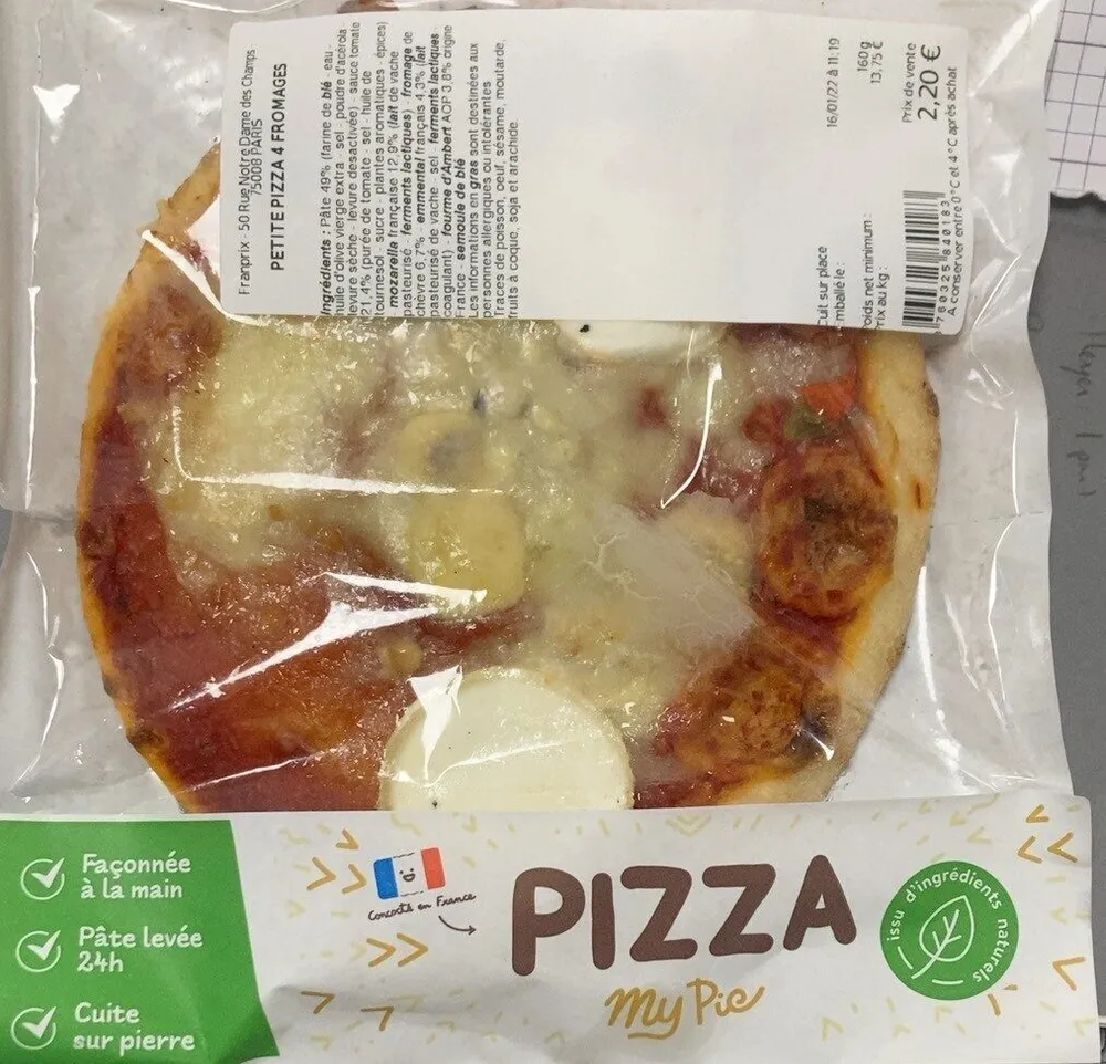 Petite pizza 4 fromages