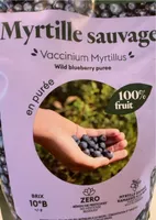 Myrtille sauvage en purée
