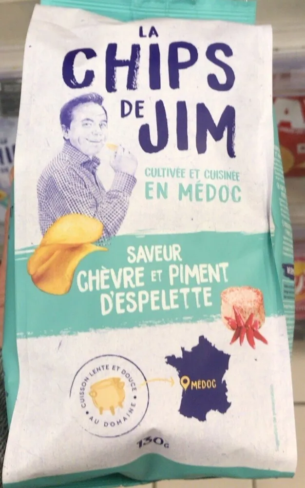 Chips saveur chevre et piment d’espelette