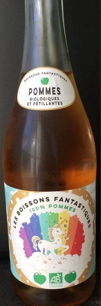 Jus de pomme pétillant