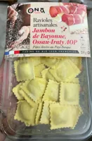 Raviole Jambon de bayonne fromage Ossau Iraty