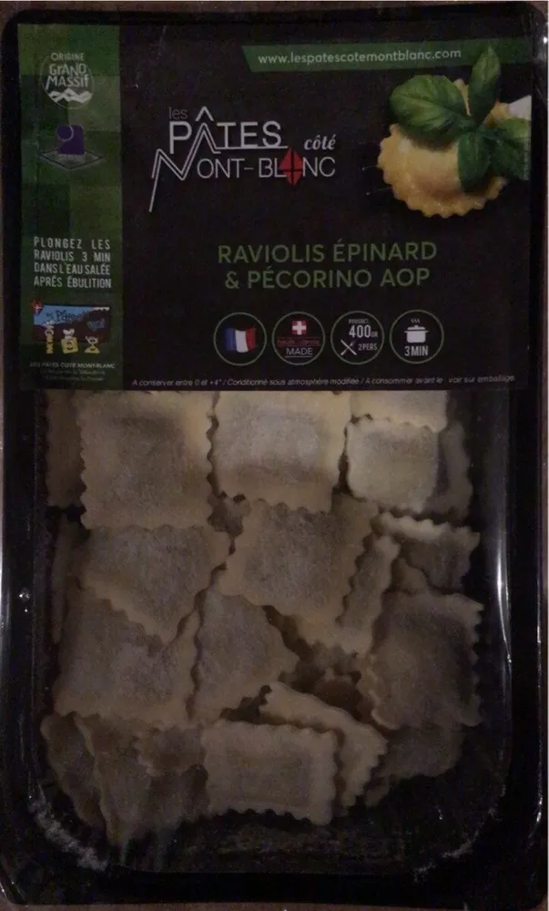 Raviolis Épinard & Pécorino AOP