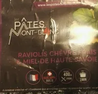 Raviolis chèvre frais et miel de Haute-Savoie
