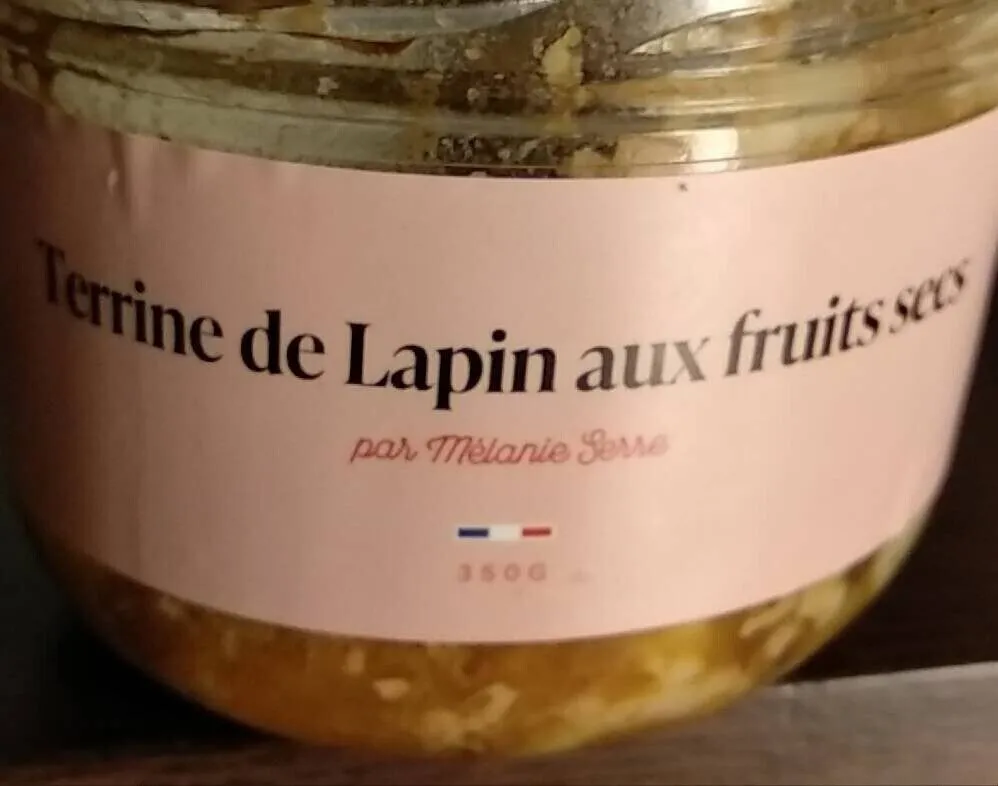 Terrine de lapin aux fruits secs
