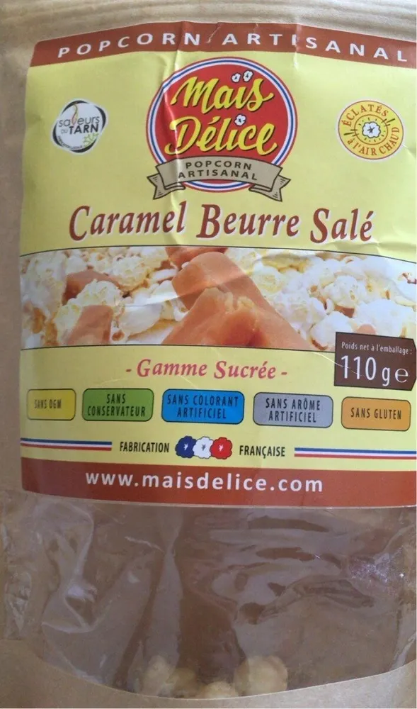 Pop corn caramel beurre salé