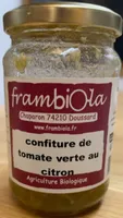 Confiture de tomate verte au citron