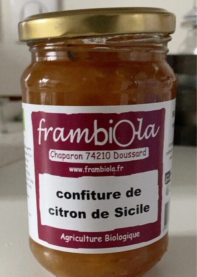 Confiture de citron de Sicile