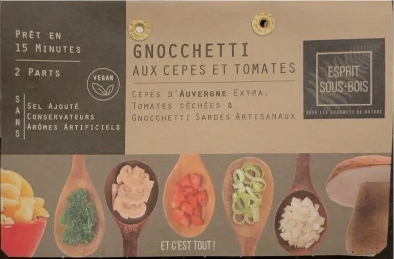 Gnocchetti aux cèpes et tomates