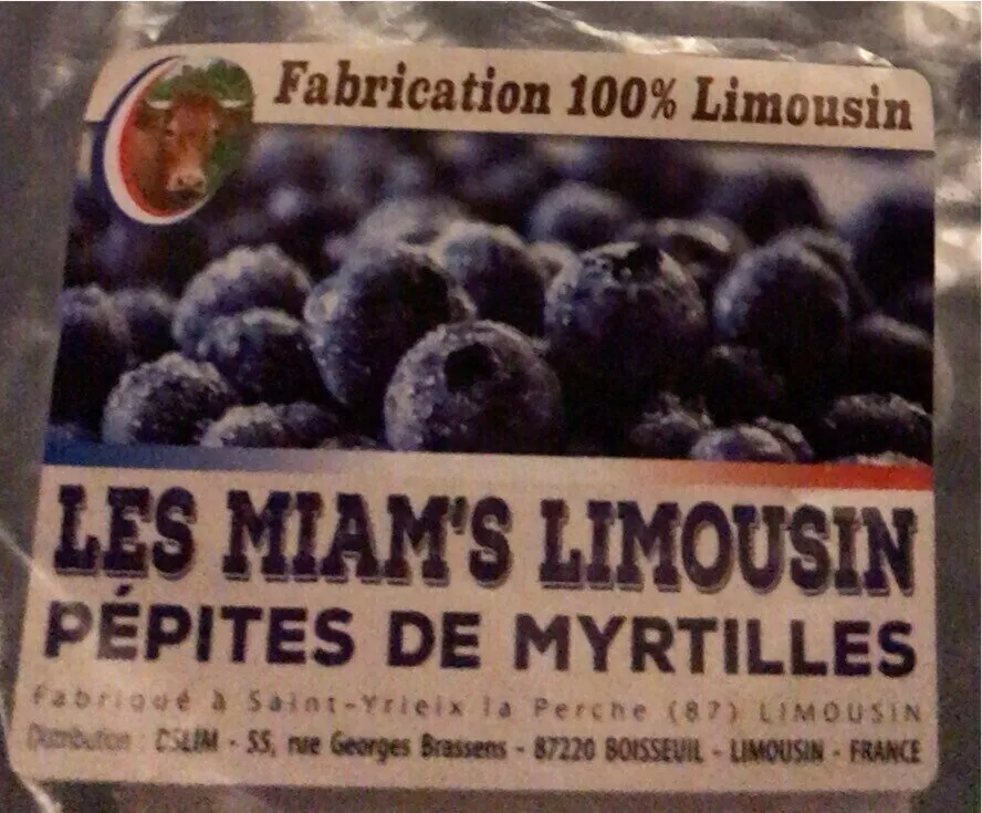 Les miam’s limousins - pépites de myrtilles