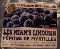 Les miam’s limousins - pépites de myrtilles