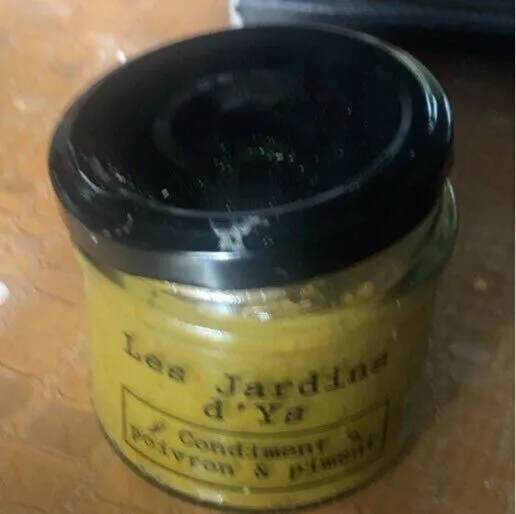 Condiments poivron et piments