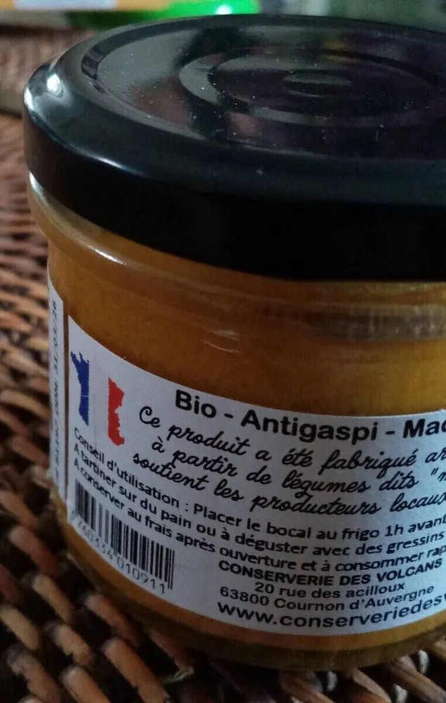 Crème de potimarrons au Cantal