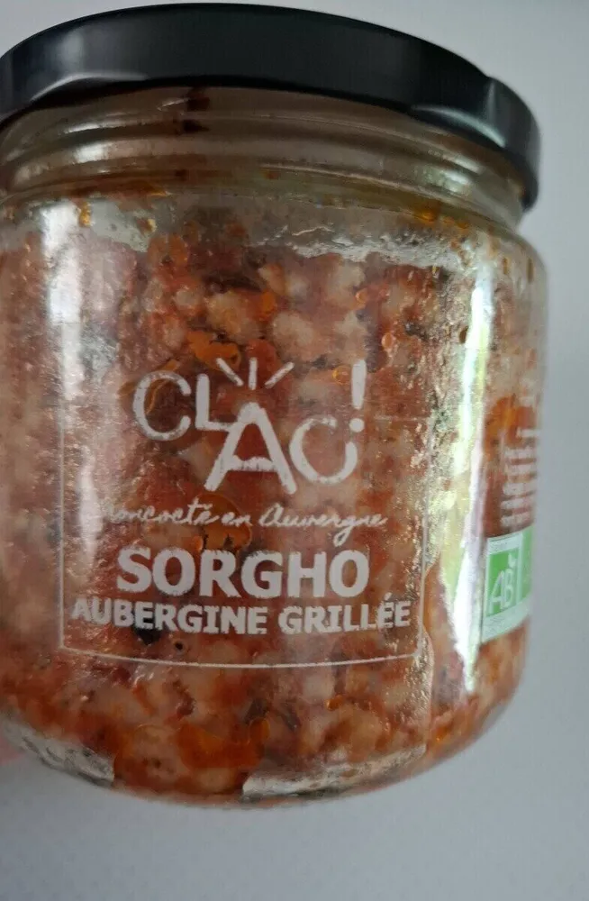Sorgho aubergine grillée
