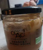 Dessert pomme pêche