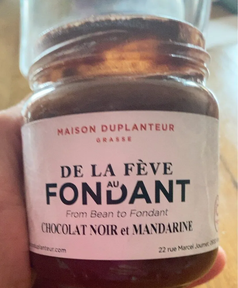 Fondant au chocolat noir et Mandarine