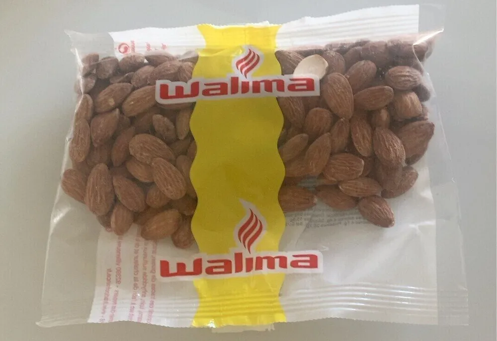 Amandes decortiquées grillées salées