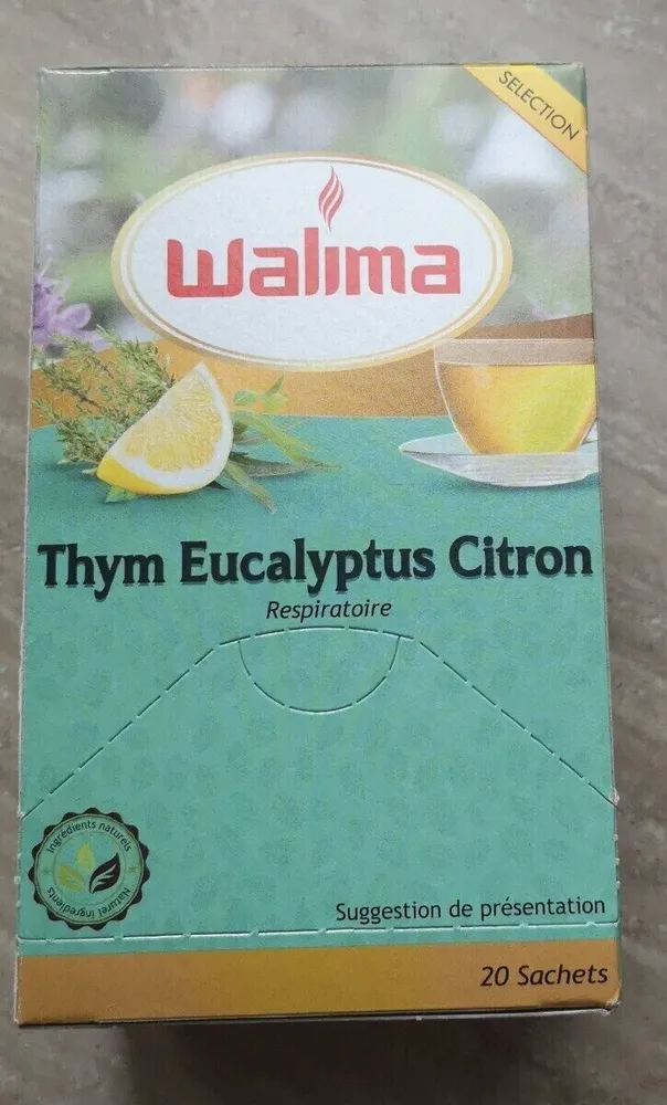 Tisane respiratoire thym eucalyptus citron