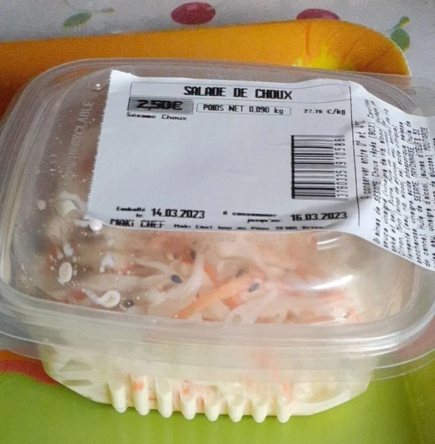 Salade de choux MAKI CHEF