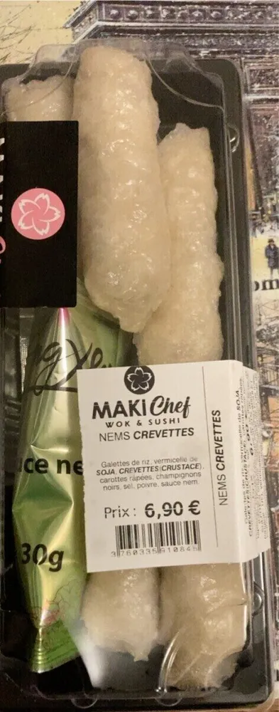 Nems crevettes