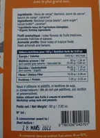 Chocolat noir éclats de caramel