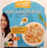 Mijote haricots blancs et saucisse