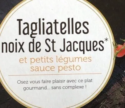 tagliatelles noix de saint jacques