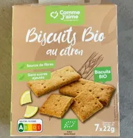 Biscuit bio citron
