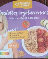 Boulettes végétariennes à la tomate et boulgour