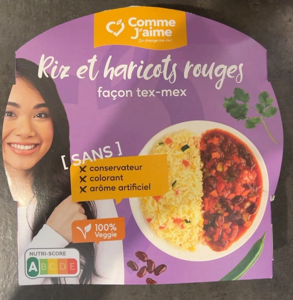 Riz et haricots rouge façon tex-mex