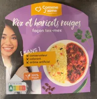 Riz et haricots rouge façon tex-mex
