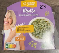 Risotto aux légumes verts