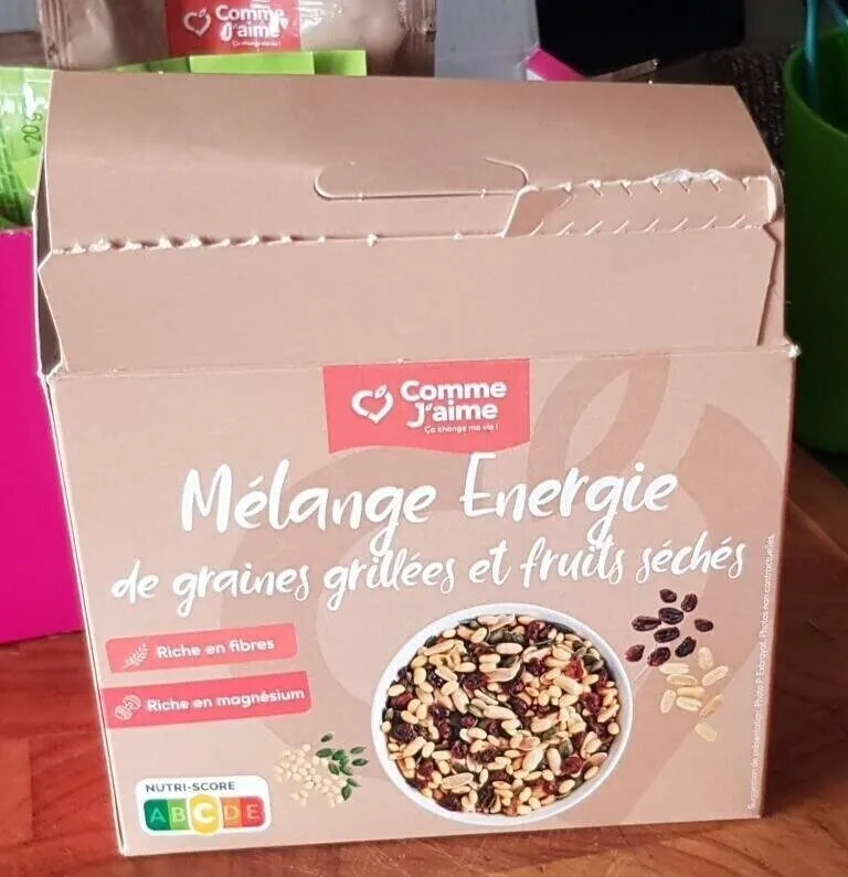 Mélange de graines et fruits séchés sucres