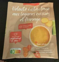Velouté instantané aux légumes cuisinés et fromage