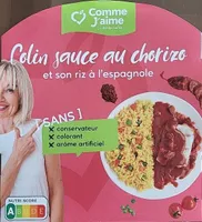 Colin sauce au chorizo et riz à l'espagnole