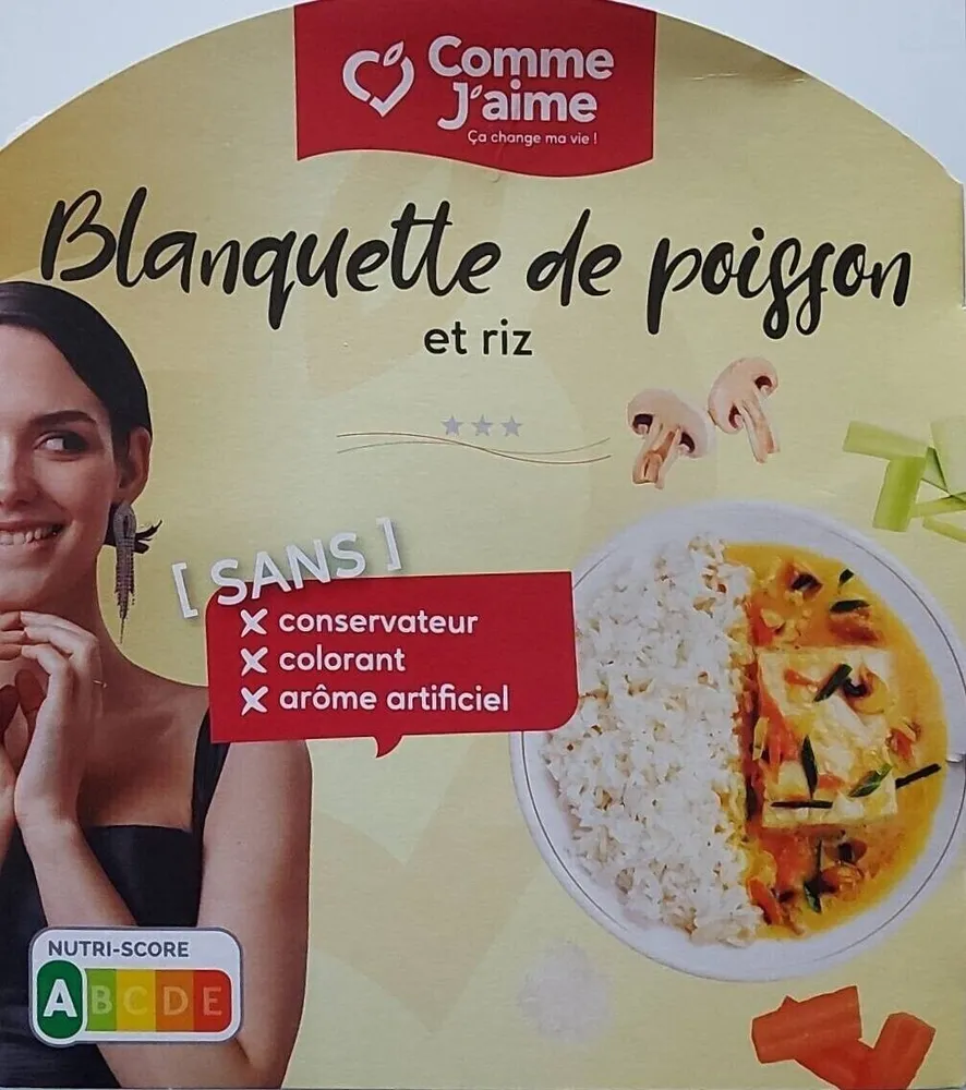 Blanquette de poisson et riz