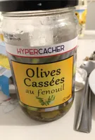 Olives cassées au fenouil