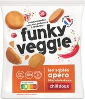 Les sablés apéro à la patate douce - Chili doux