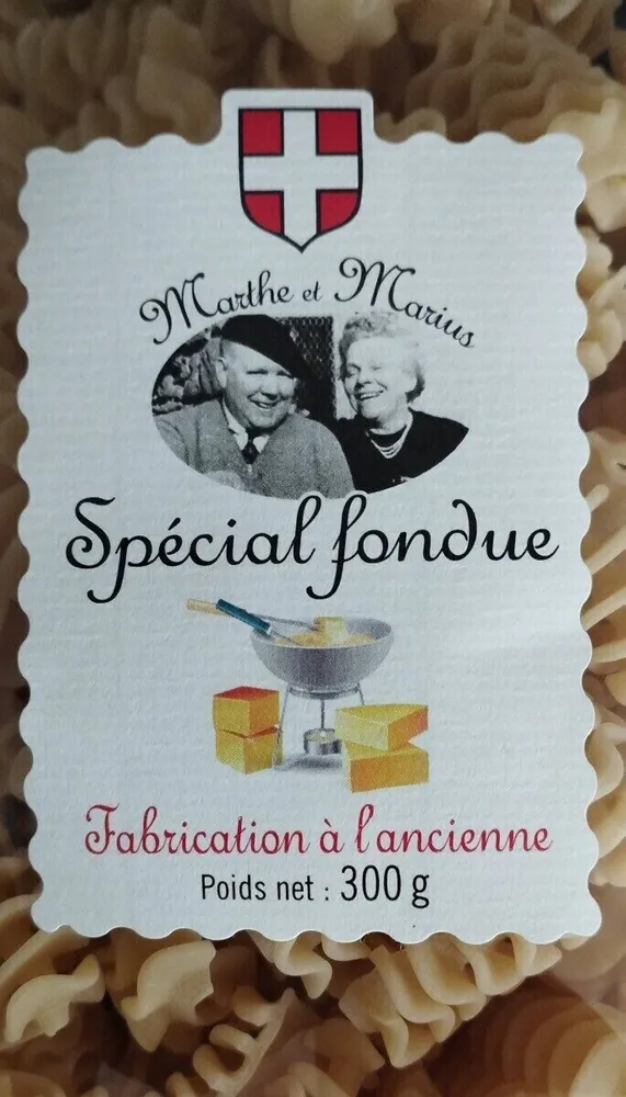 Pâtes "spécial fondu"